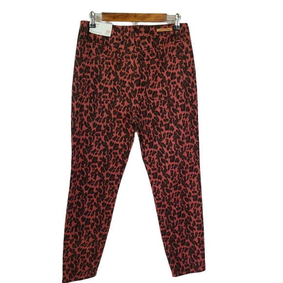 NWT Soft Surrounding Missy Animal Print Skinny Pant 10 - Picture 2 of 4